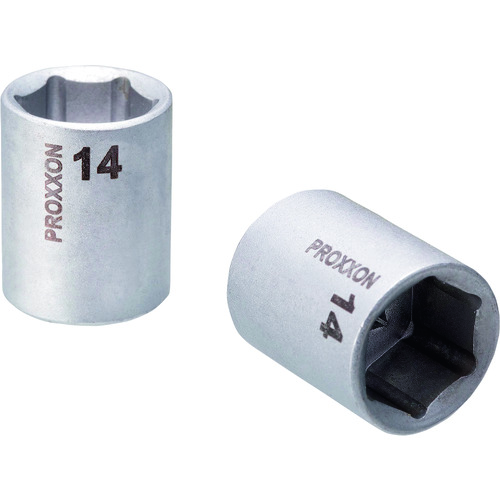トラスコ中山 プロクソン ソケット1/4”(6角タイプ) 14mm 239-1605 (ご注文単位1個) 【直送品】