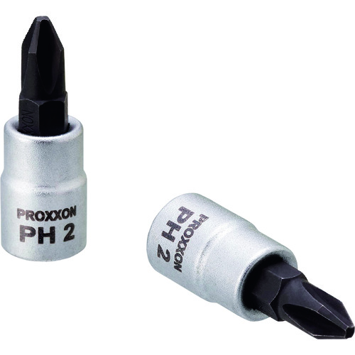 トラスコ中山 プロクソン ドライバービットソケット 1/4” +NO.2 239-4714 (ご注文単位1個) 【直送品】
