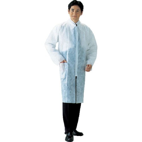 トラスコ中山 AS デイスポコート男性用(総丈約106CM) 818-8562 (ご注文単位1着) 【直送品】