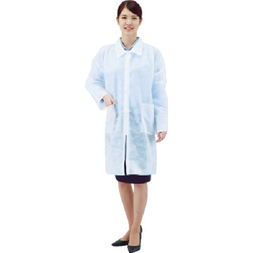 トラスコ中山 AS デイスポコート女性用(総丈約96CM) 818-8563 (ご注文単位1着) 【直送品】