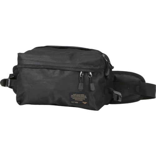 トラスコ中山 カジメイク ウエストバック ブラック 2.5L 858-5839 (ご注文単位1個) 【直送品】