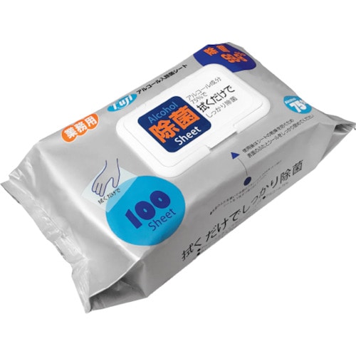トラスコ中山 フジ フジアルコール入除菌シート 368-8936 (ご注文単位1袋) 【直送品】
