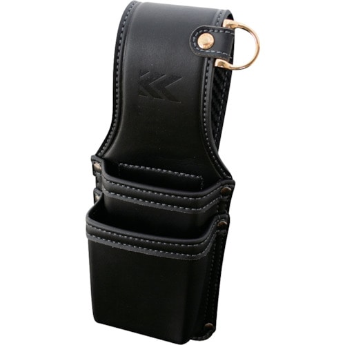 トラスコ中山 フジ矢 圧着2段ホルダー(黒金) 576-0624 (ご注文単位1個) 【直送品】