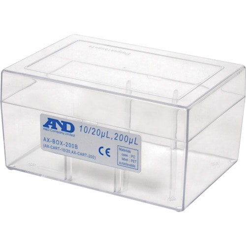 トラスコ中山 A&D 電動ピペット用オプション 空ボックス(ロックなし) 10/20/200μL用 856-2764 (ご注文単位1個) 【直送品】