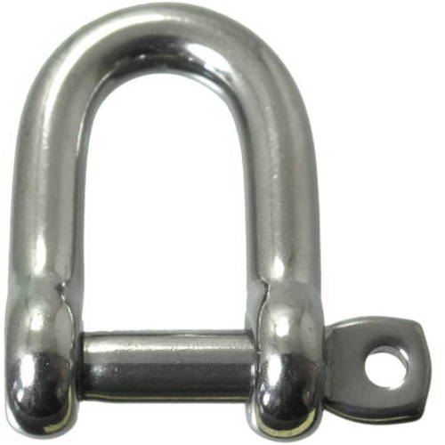 トラスコ中山 ニッサチェイン ステンレスシャックル 6mm 125-9730 (ご注文単位1個) 【直送品】