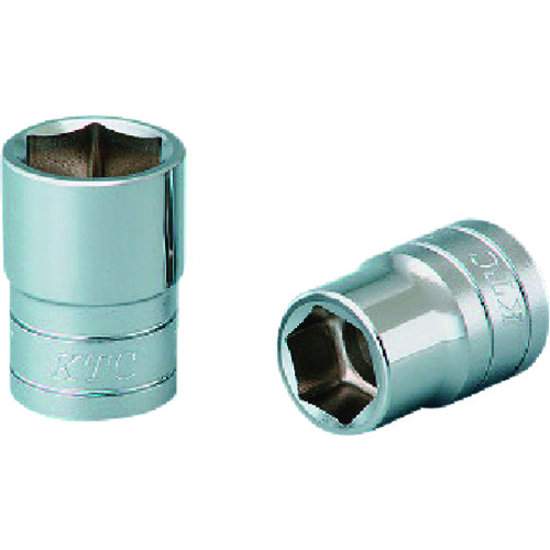 トラスコ中山 KTC 12.7sq.ソケット(六角)パック・台紙仕様 差込角12.7mm B4-15袋入り 859-1403 (ご注文単位1個) 【直送品】