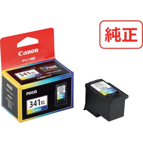 トラスコ中山 キヤノン FINEカートリッジ BC-341XL 3色カラー(大容量) 537-4215 (ご注文単位1個) 【直送品】