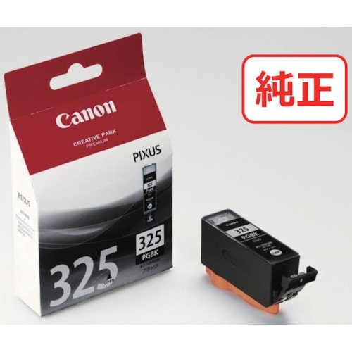 トラスコ中山 キヤノン インクタンク BCI-325PGBK ブラック 537-4210 (ご注文単位1個) 【直送品】