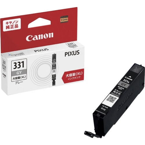 トラスコ中山 キヤノン インクタンク BCI-331XLGY 525-6029 (ご注文単位1個) 【直送品】