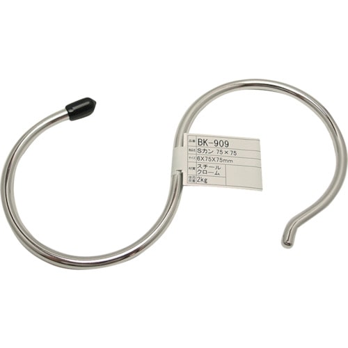トラスコ中山 WAKI Sカン 75×75 BK-909クローム 6X75X75 333-3429 (ご注文単位1個) 【直送品】