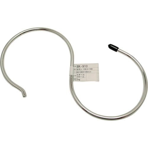 トラスコ中山 WAKI Sカン100×100 BK-910クローム 6X100X100 333-6629 (ご注文単位1個) 【直送品】