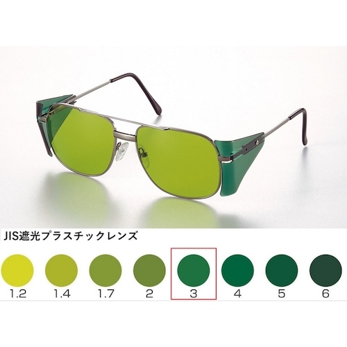 トラスコ中山 トーアボージン メタルフレーム遮光めがね BL-1 TBP3 618-9530 (ご注文単位1個) 【直送品】