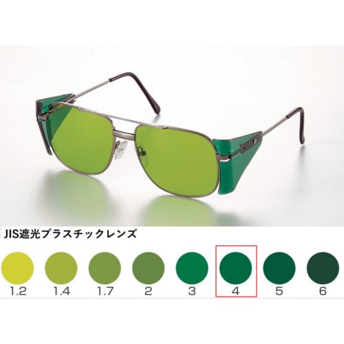 トラスコ中山 トーアボージン メタルフレーム遮光めがね BL-1 TBP4 618-9543 (ご注文単位1個) 【直送品】