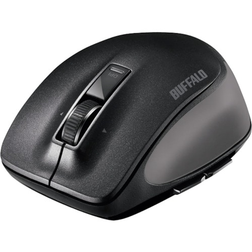 トラスコ中山 バッファロー Bluetooth BlueLED プレミアムフィットマウス Mサイズ ブラック 417-0633 (ご注文単位1個) 【直送品】