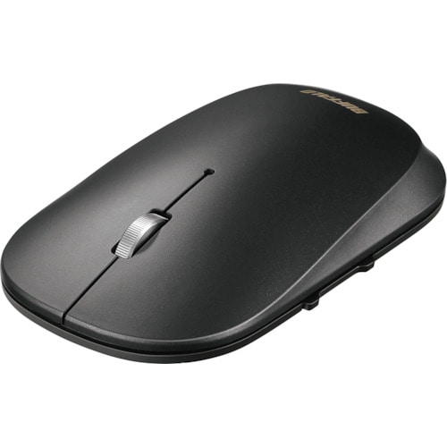 トラスコ中山 バッファロー 薄型 5ボタン Bluetooth BlueLEDマウス ノーマル ブラック 417-2202 (ご注文単位1個) 【直送品】