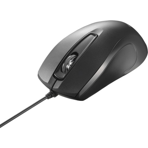 トラスコ中山 バッファロー 3ボタン 有線 BlueLED 高耐久 法人向け マウス ブラック 457-6185 (ご注文単位1個) 【直送品】