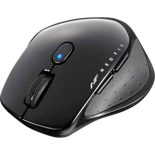 トラスコ中山 バッファロー 無線 BlueLED 5ボタン NEOFITマウス Sサイズ ブラック 417-2220 (ご注文単位1個) 【直送品】