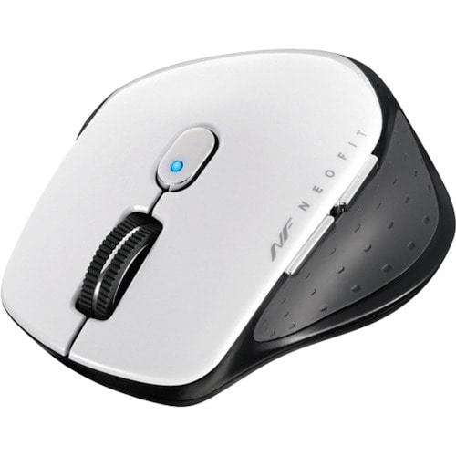 トラスコ中山 バッファロー 無線 BlueLED 5ボタン NEOFITマウス Sサイズ ホワイト 417-0691 (ご注文単位1個) 【直送品】