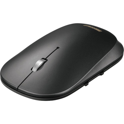 トラスコ中山 バッファロー 薄型 5ボタン 無線 BlueLEDマウス ノーマル ブラック 417-0632 (ご注文単位1個) 【直送品】