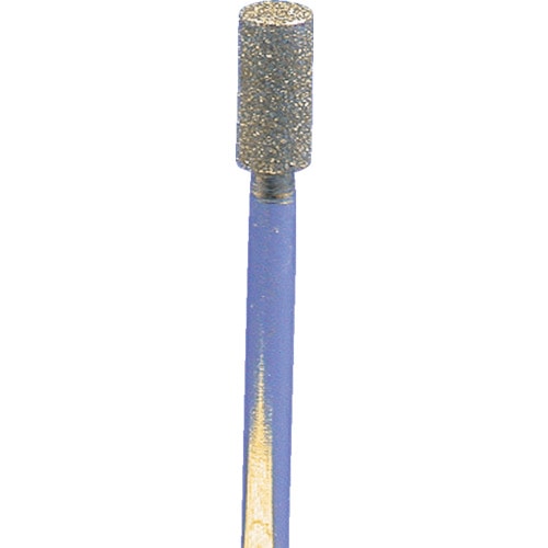 トラスコ中山 ヤナセ 電着ダイヤモンドバー・円筒型 CBN 2x8x3 812-4161 (ご注文単位1本) 【直送品】