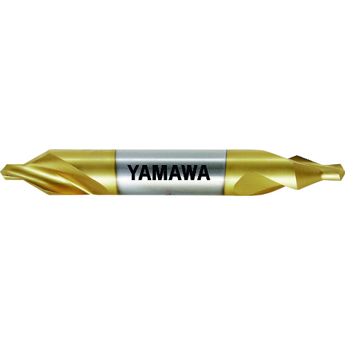 トラスコ中山 ヤマワ コーティング強ねじれ溝A形60° センタ穴ドリル 旧JIS1形 CE-S V(1) 2.5X60°X8 217-4252 (ご注文単位10本) 【直送品】