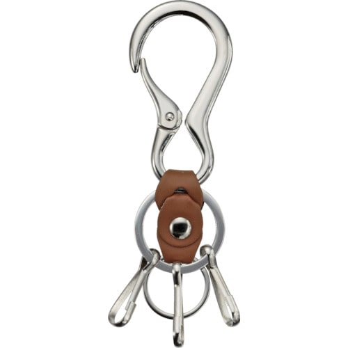 トラスコ中山 MARKEY カラビナキーホルダー 509-5856 (ご注文単位1袋) 【直送品】