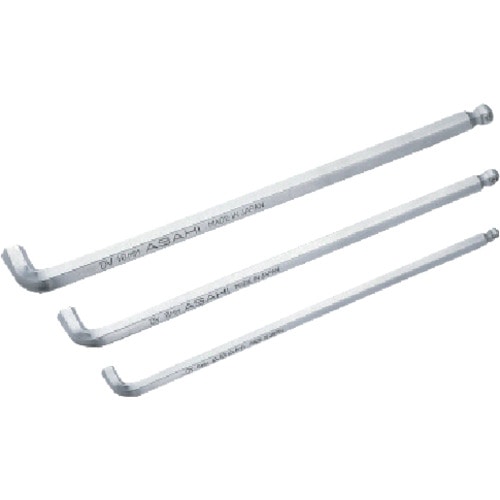 トラスコ中山 ASH ロングボールダックスキー六角棒レンチ6mm 816-5121 (ご注文単位1本) 【直送品】