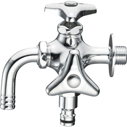 トラスコ中山 SANEI 散水用二口横水栓 383-3575 (ご注文単位1個) 【直送品】