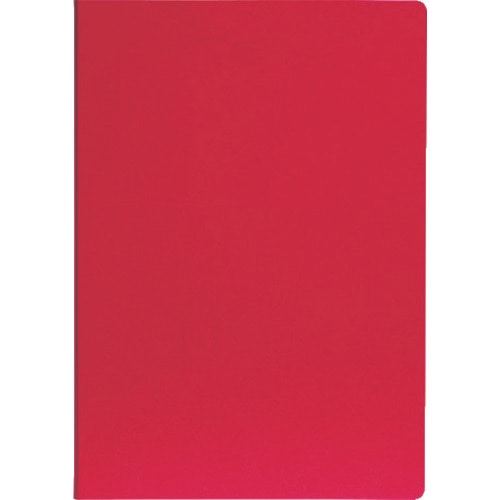 トラスコ中山 sedia クリップファイル<ダブル> 発泡美人 A4 レッド 132-9726 (ご注文単位1冊) 【直送品】