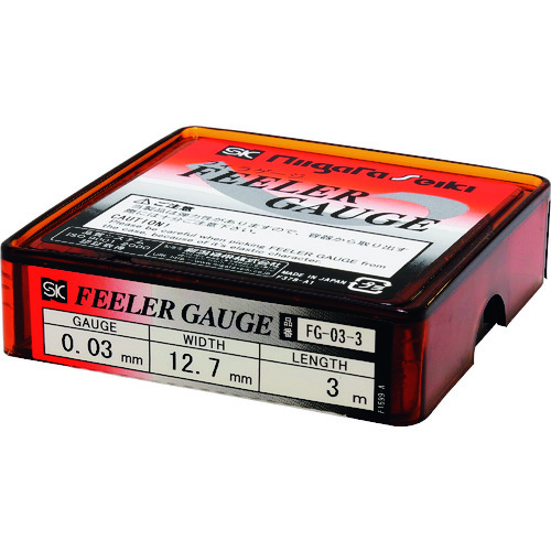 トラスコ中山 SK フィラゲージ 0.10x3m 176-3940 (ご注文単位1個) 【直送品】