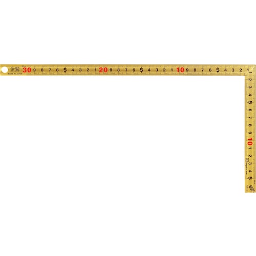 トラスコ中山 SK 金曲尺 30cm/1尺 快段目盛 併用目盛 596-4155 (ご注文単位1個) 【直送品】