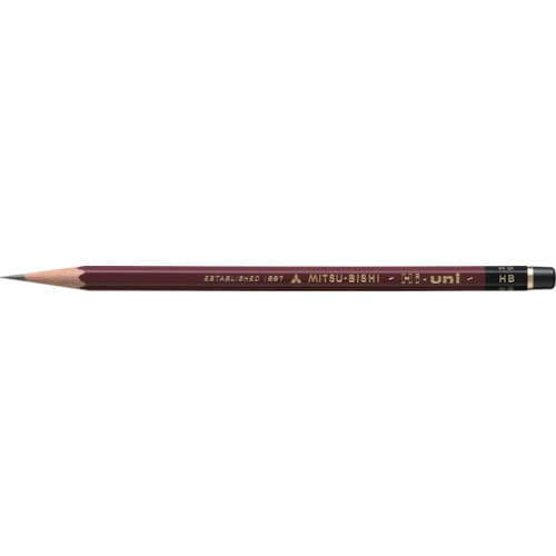 トラスコ中山 uni ハイユニ鉛筆/HB(12本入) 857-5128 (ご注文単位1箱) 【直送品】