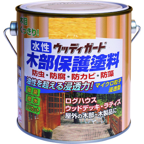 トラスコ中山 ニッぺ 水性ウッディガード 0.7L メープル HW201-0.7 859-9063 (ご注文単位1缶) 【直送品】