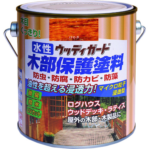 トラスコ中山 ニッぺ 水性ウッディガード 0.7L けやき HW203-0.7 859-9068 (ご注文単位1缶) 【直送品】