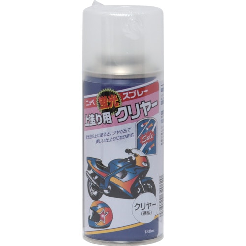 トラスコ中山 ニッぺ 蛍光スプレー 180ml 上塗り用クリヤー HWQ010-180 859-9149 (ご注文単位1本) 【直送品】
