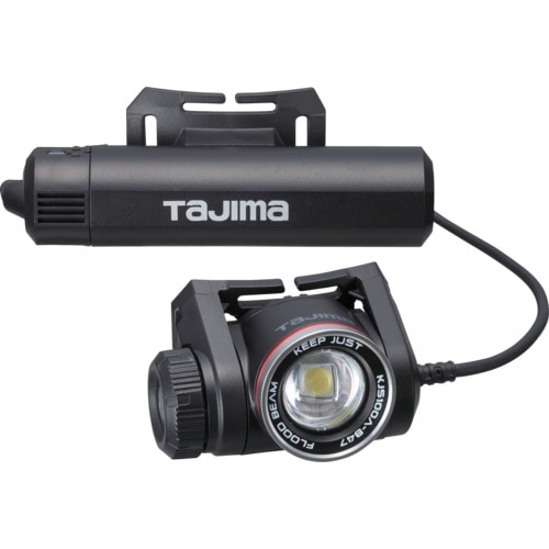 トラスコ中山 タジマ キープジャスト外部電源ヘッドライト ブースト1000lm充電池セット 524-3778 (ご注文単位1セット) 【直送品】