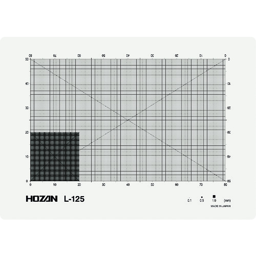 トラスコ中山 HOZAN スケールシート 368-1166 (ご注文単位1個) 【直送品】
