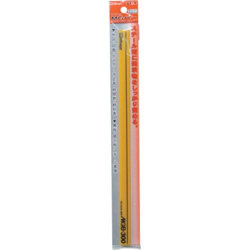 トラスコ中山 ミツヤ マグネットバー300MM 黄 356-6325 (ご注文単位1個) 【直送品】