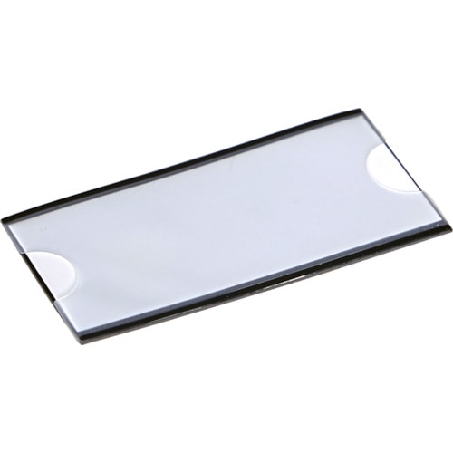 トラスコ中山 TRUSCO マグネット式見出しプレート 40X80 黒 10枚入 557-9387 (ご注文単位1パック) 【直送品】