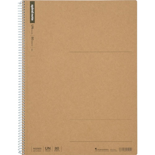トラスコ中山 マルマン A4 スパイラルノート 無地80枚 405-7736 (ご注文単位1冊) 【直送品】