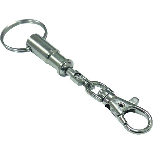 トラスコ中山 ニッサチェイン ニッケルキーホルダー 127-8713 (ご注文単位1個) 【直送品】
