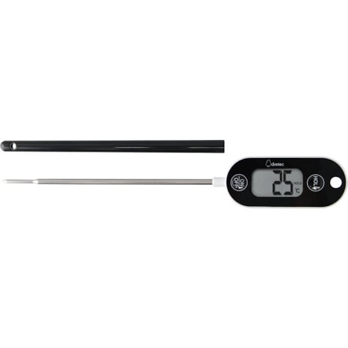 トラスコ中山 dretec 防水クッキング温度計 ブラック 270-9857 (ご注文単位1個) 【直送品】