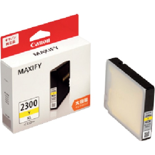 トラスコ中山 キヤノン インクタンク PGI-2300XLY イエロー 537-5019 (ご注文単位1個) 【直送品】