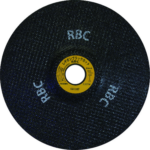 トラスコ中山 レヂボン ブラックカットRBC 180×2×22 A36P 835-4736(ご注文単位10枚) 【直送品】