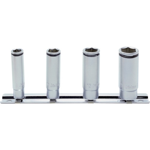 トラスコ中山 コーケン 6.35mm差込 ナットグリップディープソケットレールセット 125-2189 (ご注文単位1個) 【直送品】
