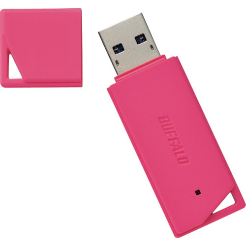 トラスコ中山 バッファロー USB3.1(Gen1)/USB3.0対応 USBメモリー バリューモデル 32GB ピンク 429-6725 (ご注文単位1個) 【直送品】