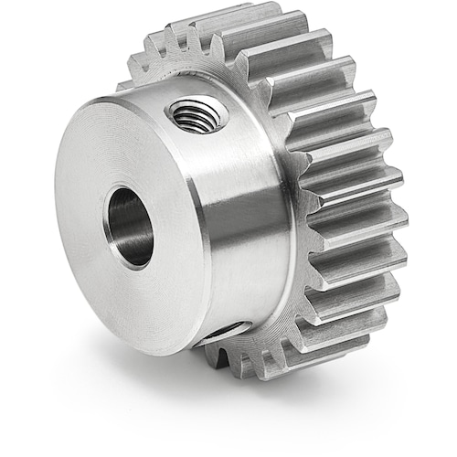 トラスコ中山 KG S45C平歯車 S1S 24B*1008 形状B1 モジュール1 歯数24 歯幅10mm 穴径Φ8mm 149-6280 (ご注文単位1個) 【直送品】