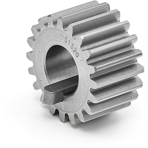 トラスコ中山 KG S45C平歯車 S2S 20A=2215 形状A1 モジュール2 歯数20 歯幅22mm 穴径Φ15mm 149-6008 (ご注文単位1個) 【直送品】