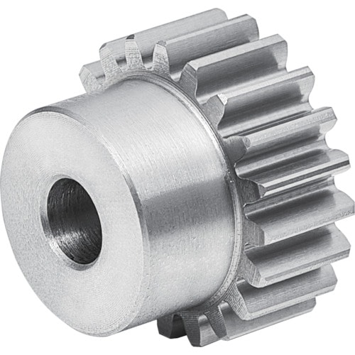 トラスコ中山 KG S45C平歯車 S2S 20BF-2008 形状B1 モジュール2 歯数20 歯幅20mm 穴径Φ8mm 149-6033 (ご注文単位1個) 【直送品】