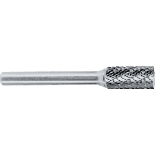 トラスコ中山 スーパー スーパー超硬バー シャンク径6mm（円筒型）シングルカット（刃径：3.0） 310-8465  (ご注文単位1本) 【直送品】